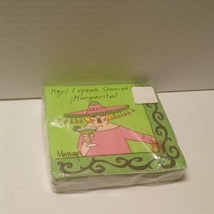 Design Design Fiesta Party Napkins  Green  Pink NWT